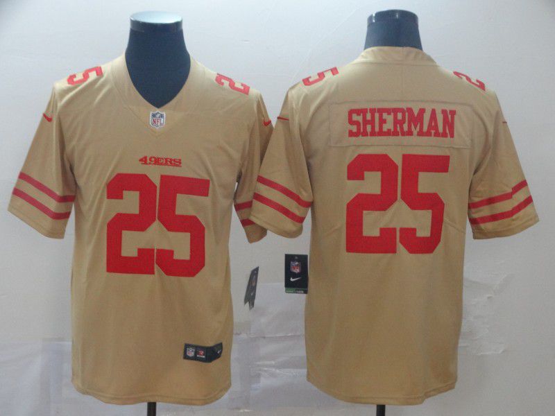 Men San Francisco 49ers #25 Sherman Nike Vapor Untouchable Limited Player NFL Jerseys